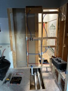 Bathroom Repiping Rough In Framing