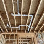 PVC Pipe Layout Ceiling New Build
