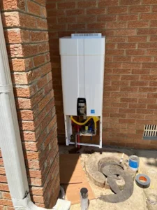 outdoor tankless water heater